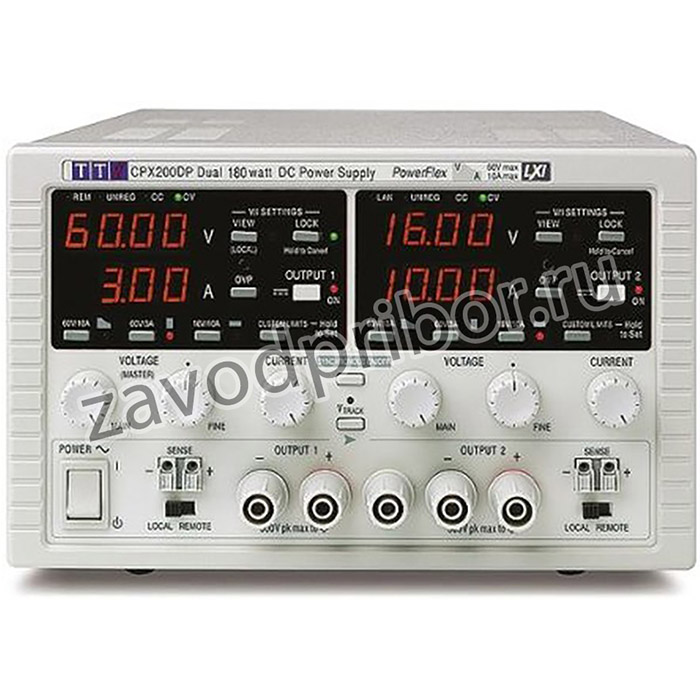 CPX200DP, CPX200DP Digital Bench Power Supply, 0 60V, 0 10A, 2-Output, 360W