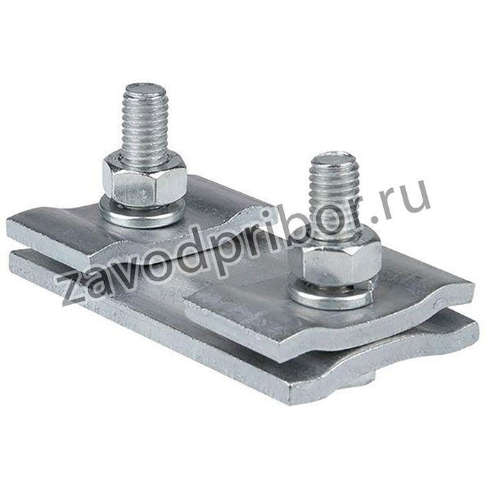 Зажим соединительный плашечный PROxima 2 болта М6 (D провода 5,5...8,6 мм) ПС-1-1