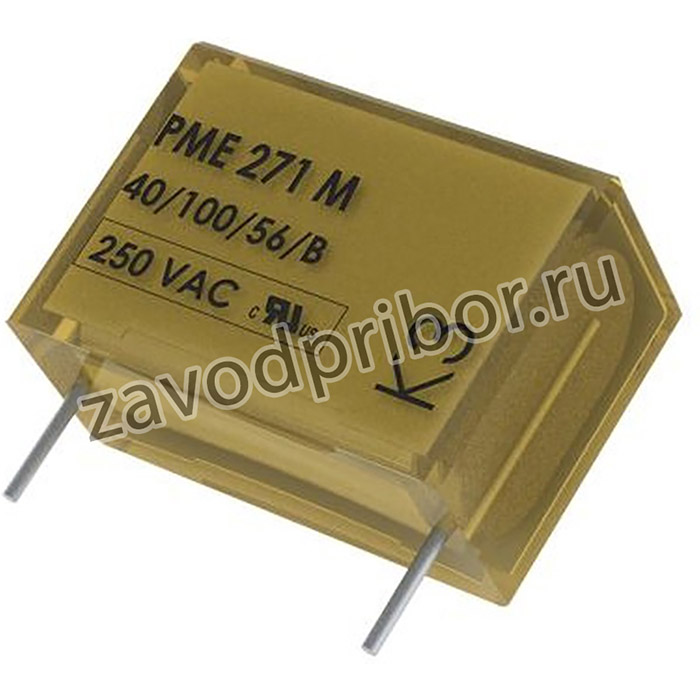 PME271M533MR30, Конденсатор: бумажный, Х2, 33нФ, 275ВAC, Шаг: 15,2мм, ±20%, ТНТ