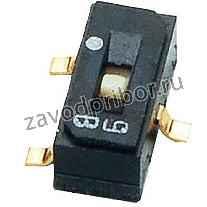 CAS-120TB, Движковый переключатель, SPDT, Вкл.-Вкл., SMD (Поверхностный Монтаж), CAS Series, 100 мА