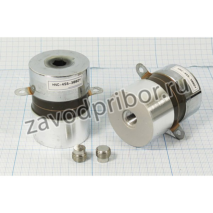 Ультразвуковой излучатель для систем отмывки 80кГц/60Вт, конст УП\Преобр\ 80к\ 60Вт\40x54\HNC-4SS-3880Y\ ; конст УП\Преобр\ 80кГц\ 60Вт\40x