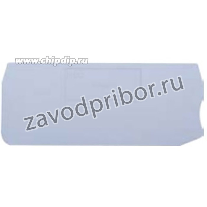 P6-4/3/O, Торцевая пластина для FJ6, 4 кв. мм, 3 конт., оранж.