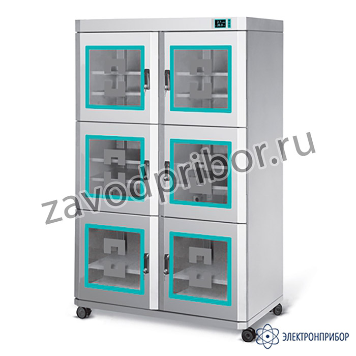 DC-6G ESD (серый) — шкаф сухого хранения антистатический с 6 секциями