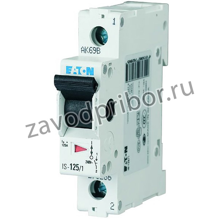 Выключатель нагрузки IS-80/1, 1P, 80A, 12.5kA, 1M