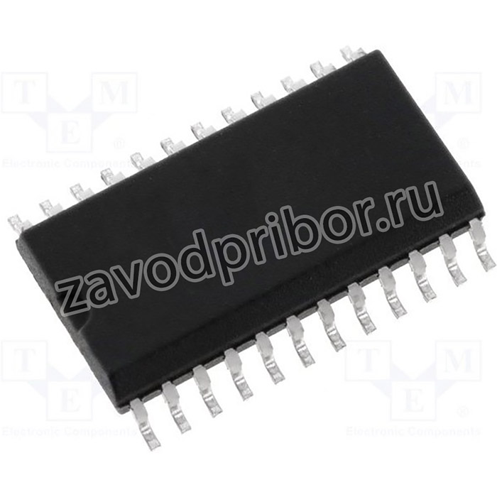 MAX206ECWG+, IC: интерфейс; трансивер; full duplex,RS232; 116кбит/с; SO24-W