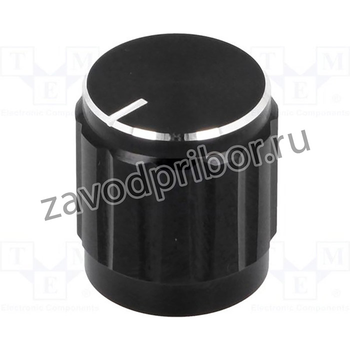 GC6M-15X16, Ручка, с указателем, алюминий, термопласт, dоси: 6мм, d15x16мм