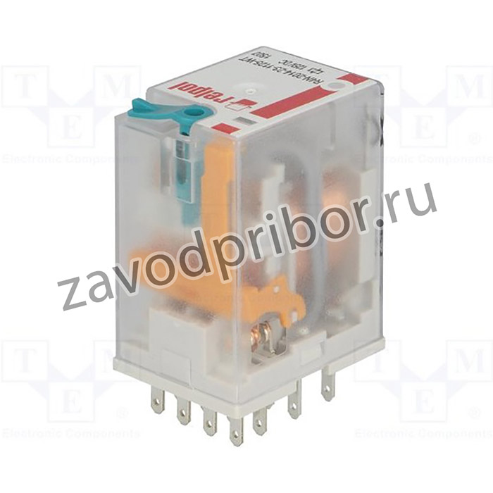 R4N2014231125WT, Реле: электромагнитное, 4PDT, Uобмотки: 125ВDC, 6A/250ВAC, 0,9Вт