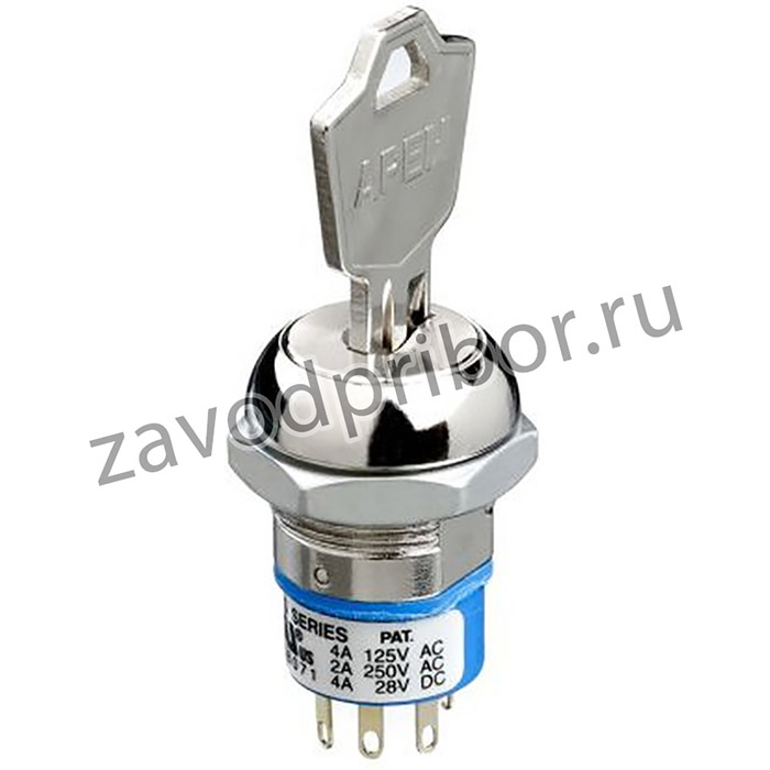 LK5GNB126N3, Keylock Switch, 4 A 3-Way Flat-Key