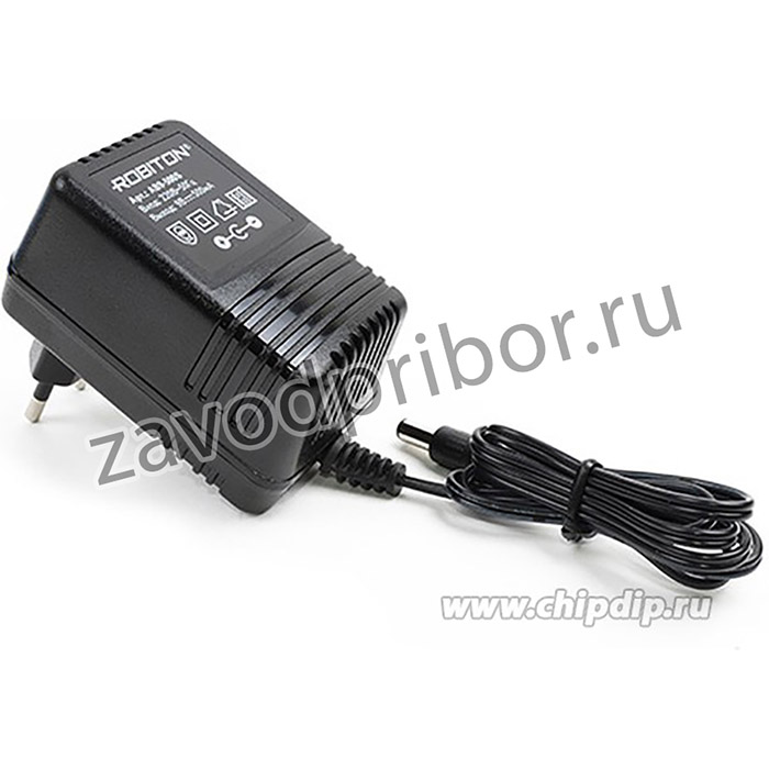 AB9-500S(-), Блок питания стабилизированный, 9В,0.5А,3Вт,(адаптер), штекер 5,5х2,1 мм