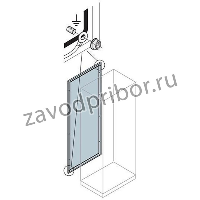 Стенка шкафа задняя 1800х800мм ABB EP1880K