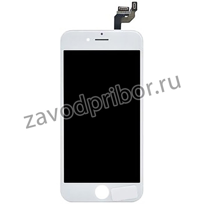 Дисплей (экран) Premium в сборе с тачскрином для iPhone 6 Plus белый с рамкой