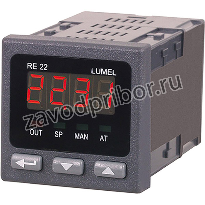 RE22 212008, RE22 Panel Mount Controller, 48 x 48mm, 1 Output Relay, 110 V Supply Voltage ON/OFF
