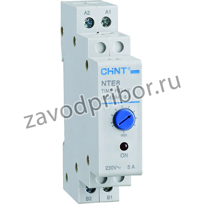 CHINT Реле времени NTE8-B (задержка времени включения) 0.1-10с, 1НО, DC24В