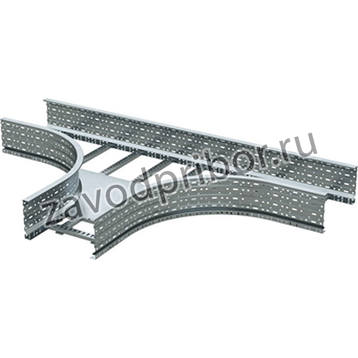 Ответвитель для лестн. лотка Т-образ. 100х800 R-660 гор. цинк DKC ULT618HDZ