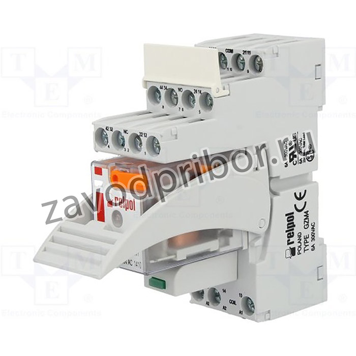 PIR4230AC00LV, Реле: интерфейсное, 4PDT, Uобмотки: 230ВAC, 6А, 6A/250ВAC, 6A/24ВDC