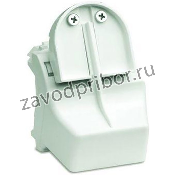 76618B, Адаптер для оптоволоконныx разъемов тип 2ST с системой пломбировки белый (2 модуля)