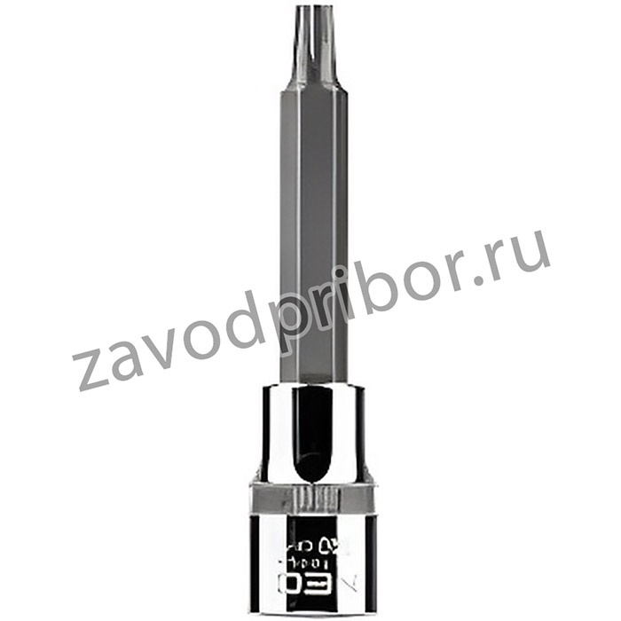 08-764, 08-764_головка с битой Torx! 1/2', T40 x 100 мм, CrV\