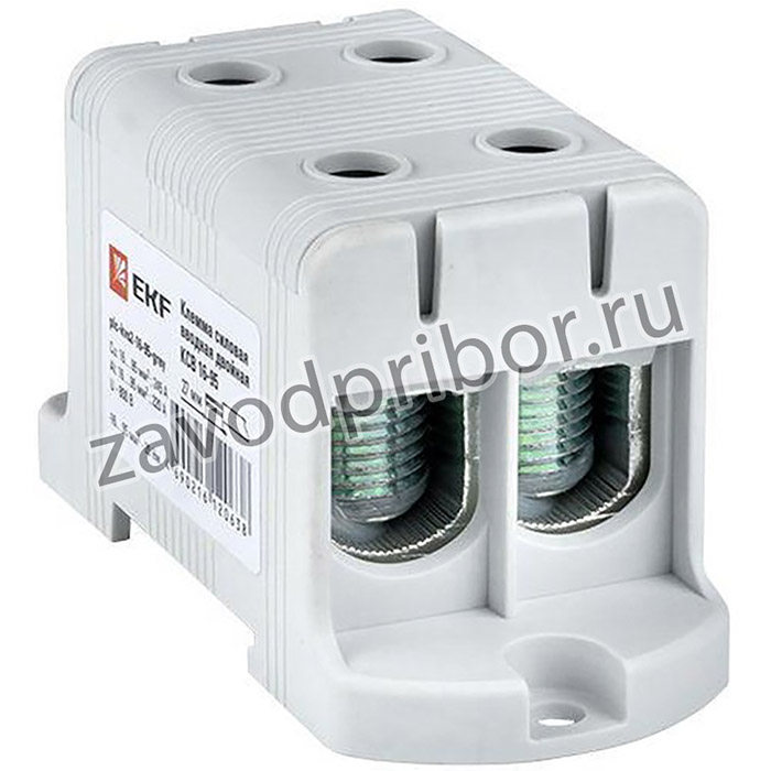 plc-kvs2-16-95-grey, Клемма силовая вводная двойная КСВ 16-95 серая PROxima