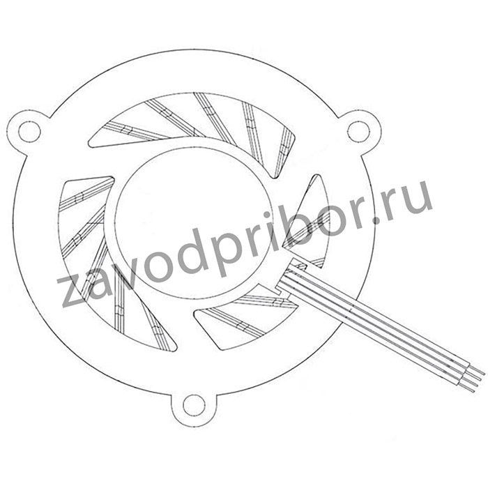 KSB0405HBF0D, Blowers & Centrifugal Fans Blower Frameless Fan, 40x8.5mm, Sleeve, 4Leads, Lock Rotor Sensor, Tach/PWM