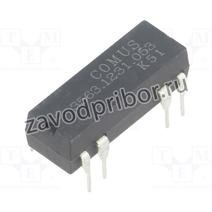 3563.1231.053, Реле: герконовое, SPDT, Uобмотки: 5ВDC, 400мА, макс.100ВDC, 5Вт