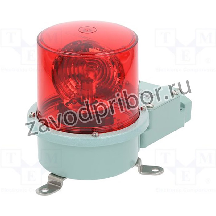 SH1T-24-R, Сигнализатор световой, мигалка вращающаяся, красный, Серия SH1