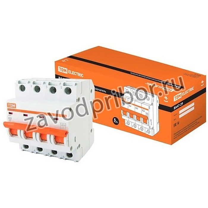 TDM SQ0206-0128 Авт. выкл.ВА47-29 4Р 32А 4,5кА х-ка С