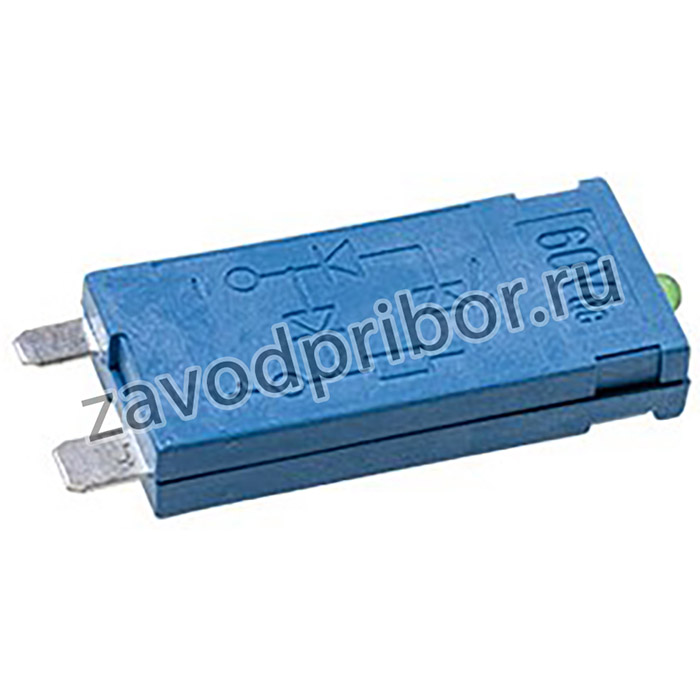 99.01.9.060.99, Модуль индикации и защиты; зеленый LED + диод (+ A1); 28...60В DC