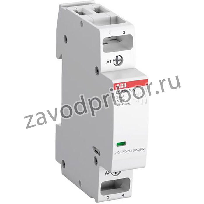 Контактор модульный ESB20-02N-06, 20A, 2NC, 230VAC/DC, 1M