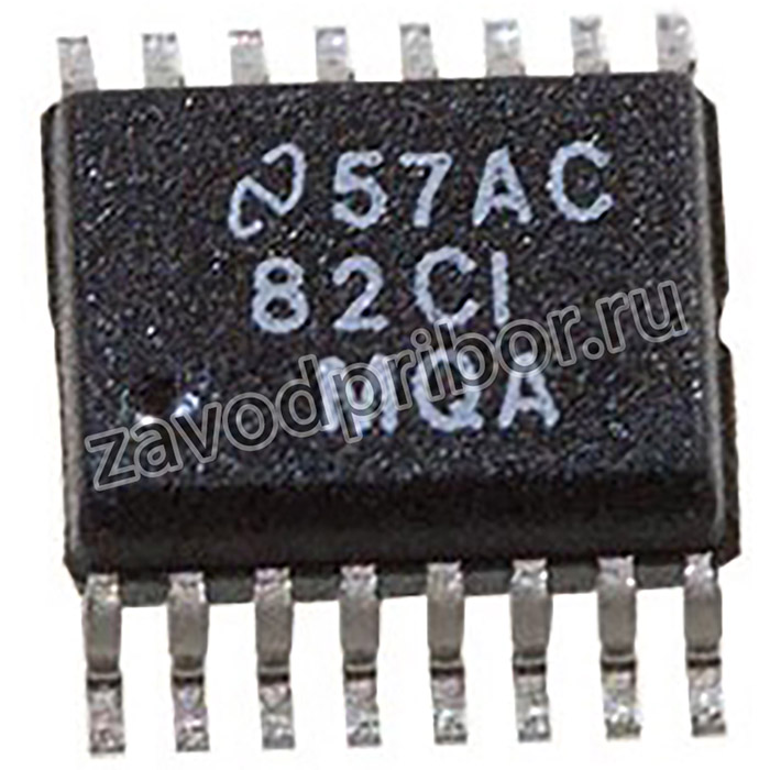 LM82CIMQA, микросхема датчика температуры SSOP16