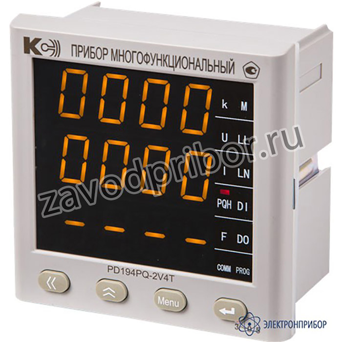 PD194PQ-2E4T-1 — многофункциональный цифровой электроизмерительный прибор (одностраничная модификация)