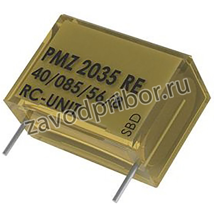 PMZ2035-100N/30, Конденсатор: бумажный, Х1, 100нФ, 440ВAC, Шаг: 25,4мм, ±10%, THT