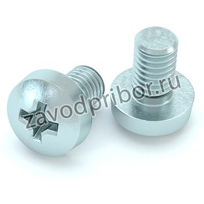 Винт специальный М6х10 DIN7985 V6-10 сталь со шлицем комби КМ LO0684