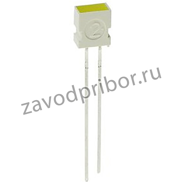 L-1043YDT, Светодиод 3,65х6,15мм/желтый/ 588нм/1-4мкд/100°