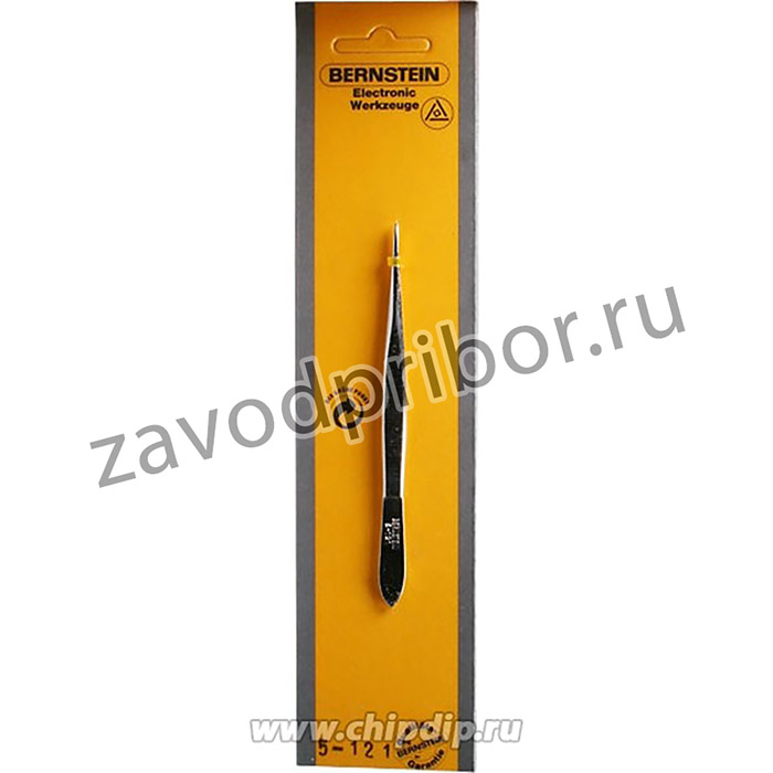 BRN-5-121, Пинцет, 120мм, прецизионные работы, Лезвия: прямые