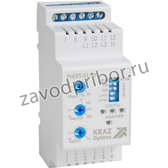 КЭАЗ Реле напряжения OptiDin РНПП-311М-УХЛ3.1
