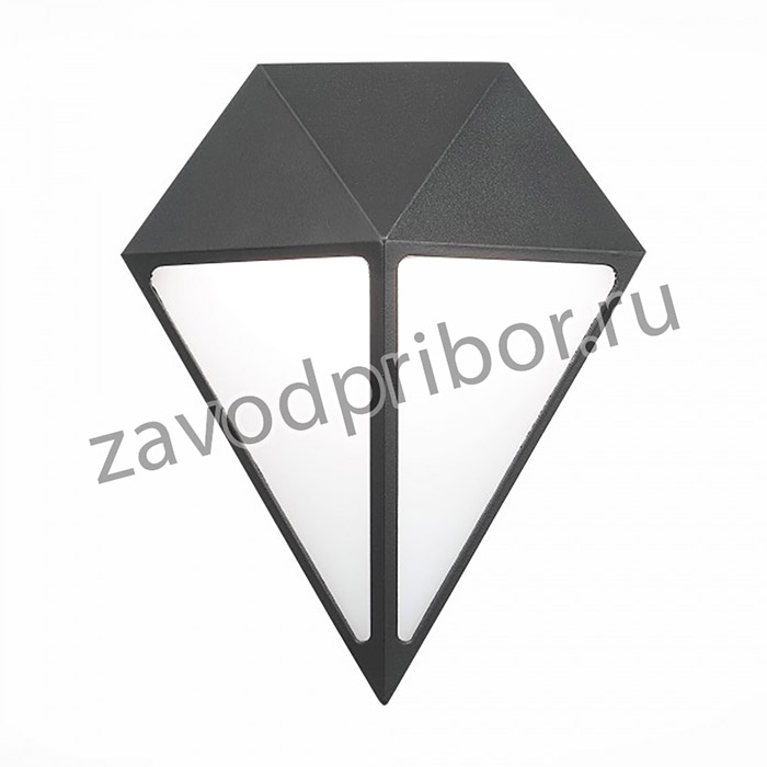 ST LUCE SL9500.441.01 Светильник уличный настенный Черный/Белый,Черный LED 1*12W 4000K