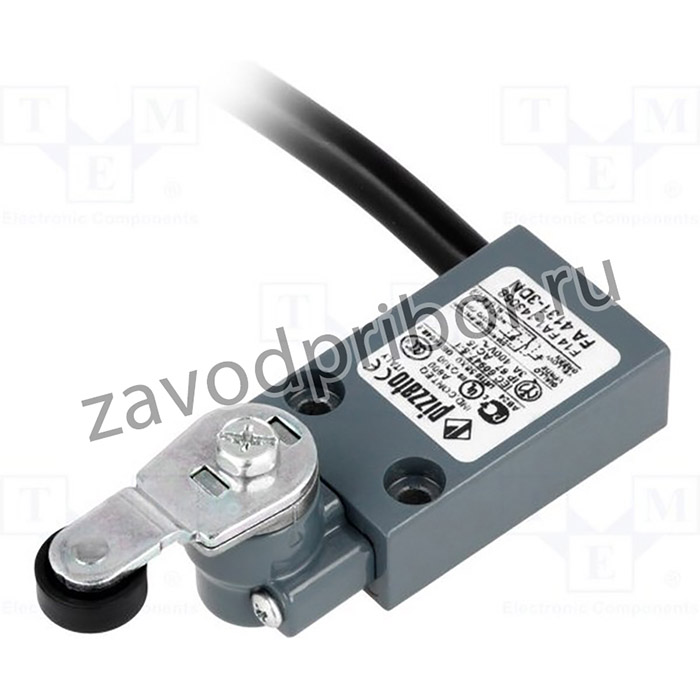 FA 4131-3DN, Концевой выключатель, рычаг с роликом, NO + NC, 10А, макс.250ВAC