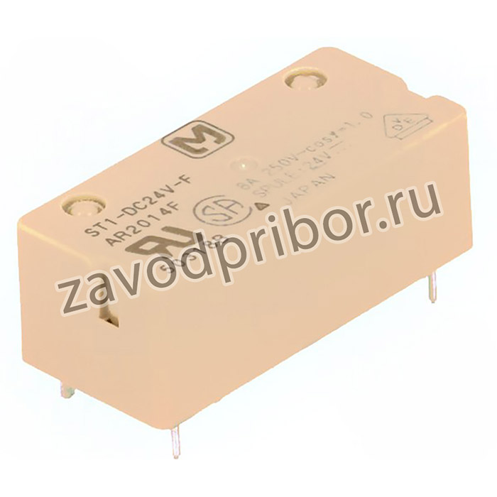 ST1-DC24V-F, Реле электромагнитное, SPST-NO + SPST-NC, Uобмотки 24ВDC