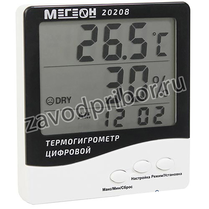 МЕГЕОН 20208 — термогигрометр настольный