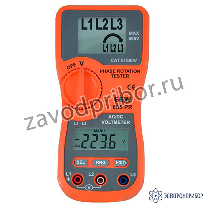 885 PR — индикатор порядка чередования фаз