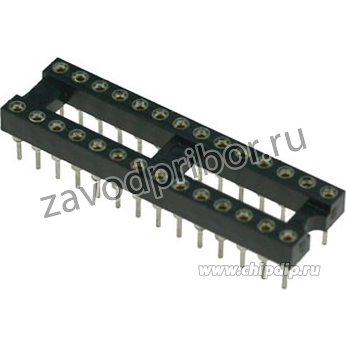 TRS-28 (SCSM-28) (DS1001-01-28N), DIP панель 28-контактная цанговая узкая
