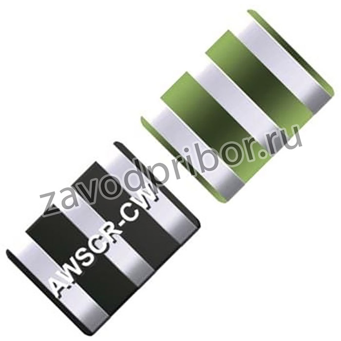 AWSCR-25.00CW-T, Ceramic Resonator 25MHz ±0.5% (Tol) ±0.2% (Stability) 10pF 60Ohm 3-Pin CSMD T/R