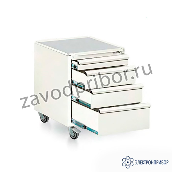 ТП-01/S LAB RAL9010 — подкатная лабораторная тумба 490*610*580мм