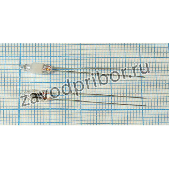 Лампа неоновая голубого свечения; Л \2LW\ \глб\\ 4 x10\ГР\LL-104A\