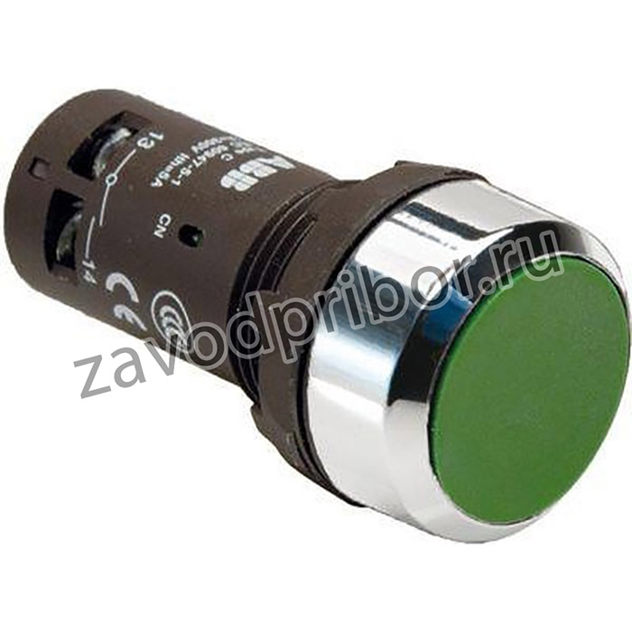 Кнопка CP1-30G-10 без фикс. 1HO зел. ABB 1SFA619100R3012