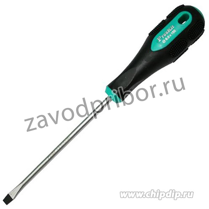 9SD-213A Pro'sKit Отвертка ручная (-6 6x150мм) Pro-Soft