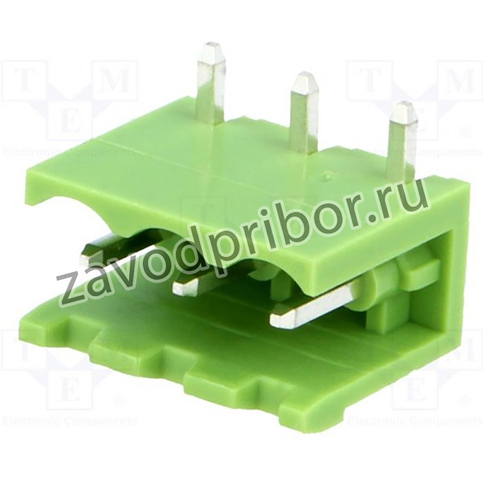 TBG-5-KB-3P-GN, Разъемный клеммник, Ш.контактов: 5,08мм, Кол-во полюс: 3, гнездо