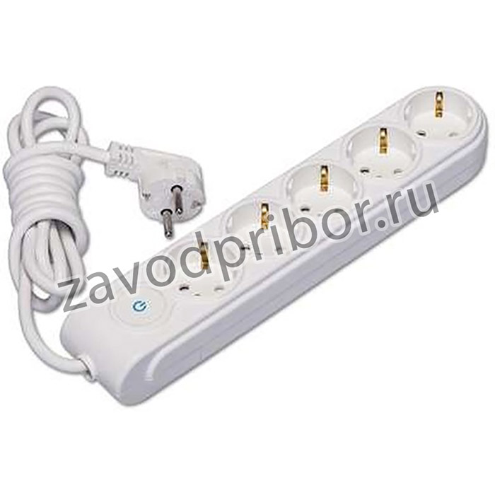 Удлинитель 5х5м с заземл. 16А IP20 с выкл. защ. шторки Makel N5310063