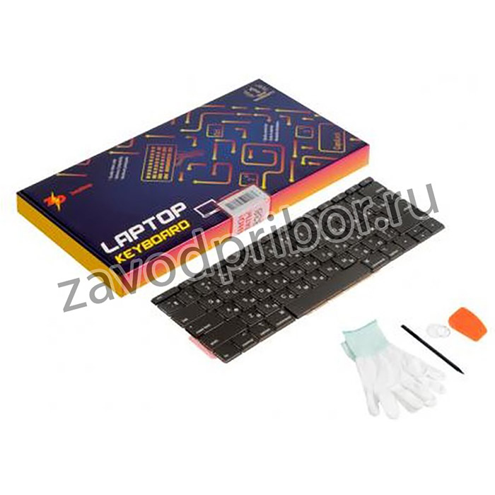 (A1708 straight enter RUS) клавиатура для Apple MacBook Pro 13 Retina A1708 Late 2016 Mid 2017 (ZeepDeep Haptic) прямой Enter RUS РСТ