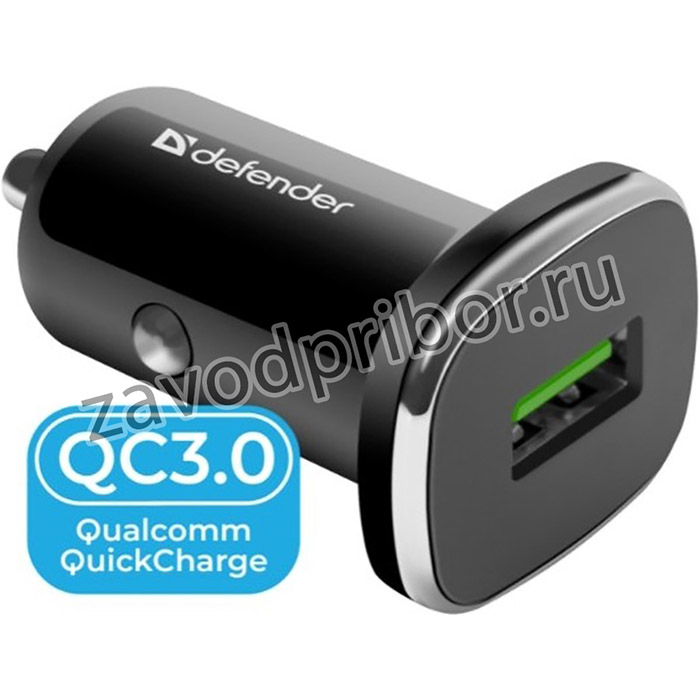 Defender Автомобильное ЗУ UCA-91 USB QC3.0, 18W (83830)